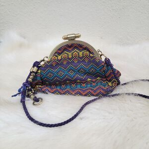 Duro Olowo woven Embellished crossbody  purse